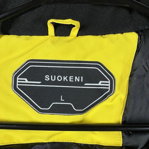 Suokeni Jacket Men's S Lined Winter Coat Hooded Parka Snowboard Ski - Picture 2 of 14